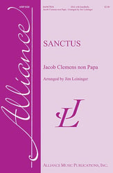 Sanctus SSA choral sheet music cover